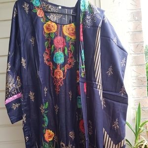 Pakistani lawn dress